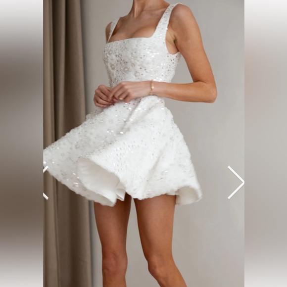 Elise Bridal Mini Dress main image 1